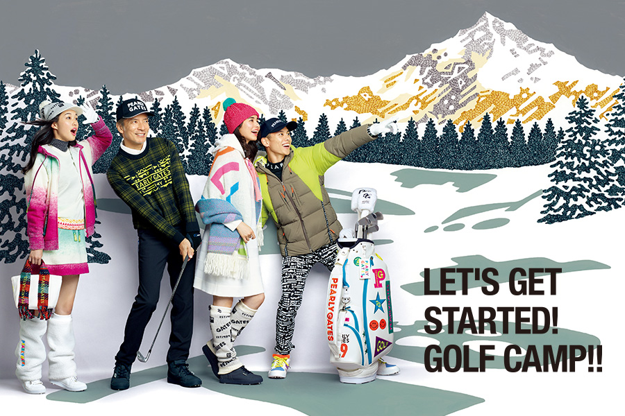PEARLY GATES 2022 WINTER COLLECTION「GOLF CAMP」