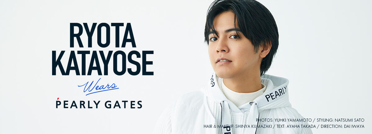RYOTA KATAYOSE wears PEARLY GATES