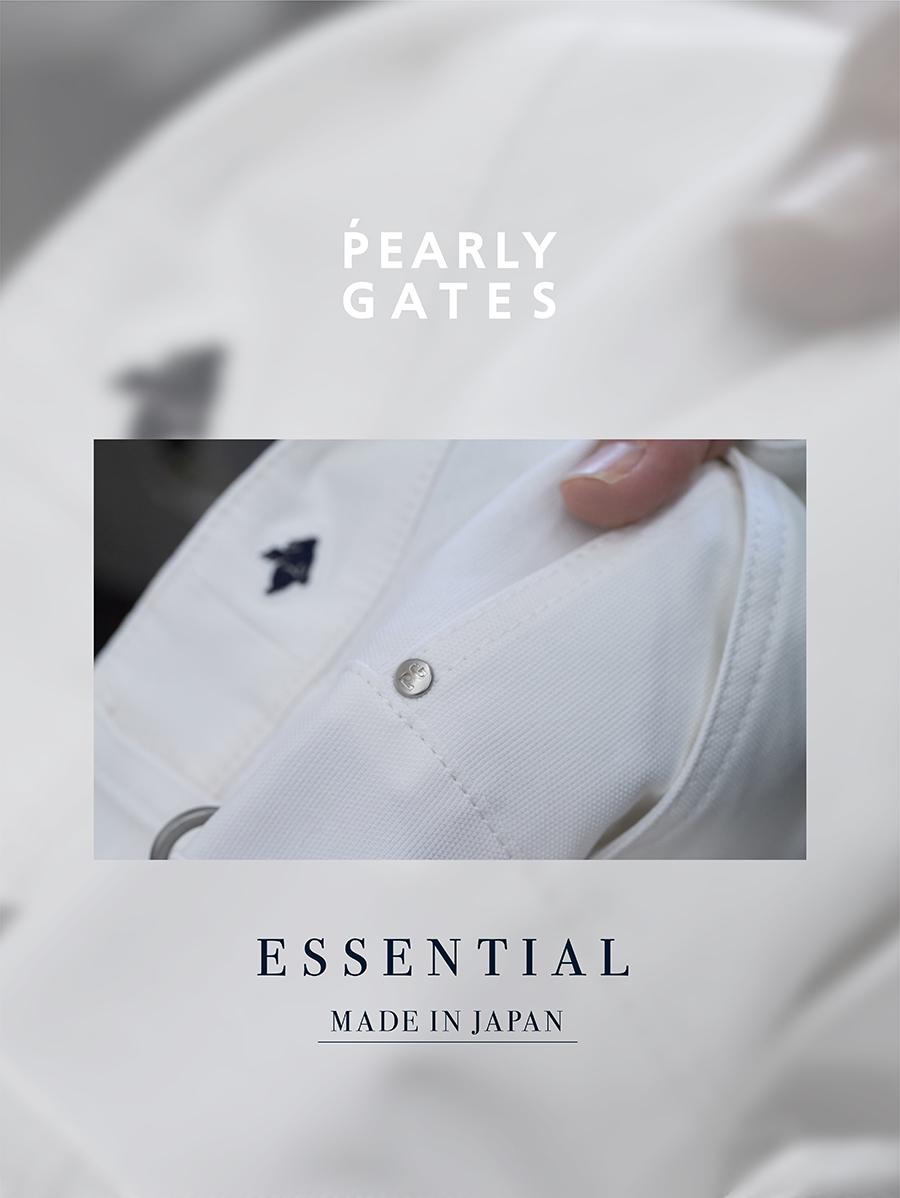 FACTOR 6 PEARLY GATES ESSENTIAL made in Japan.｜think Golf｜PEARLY 